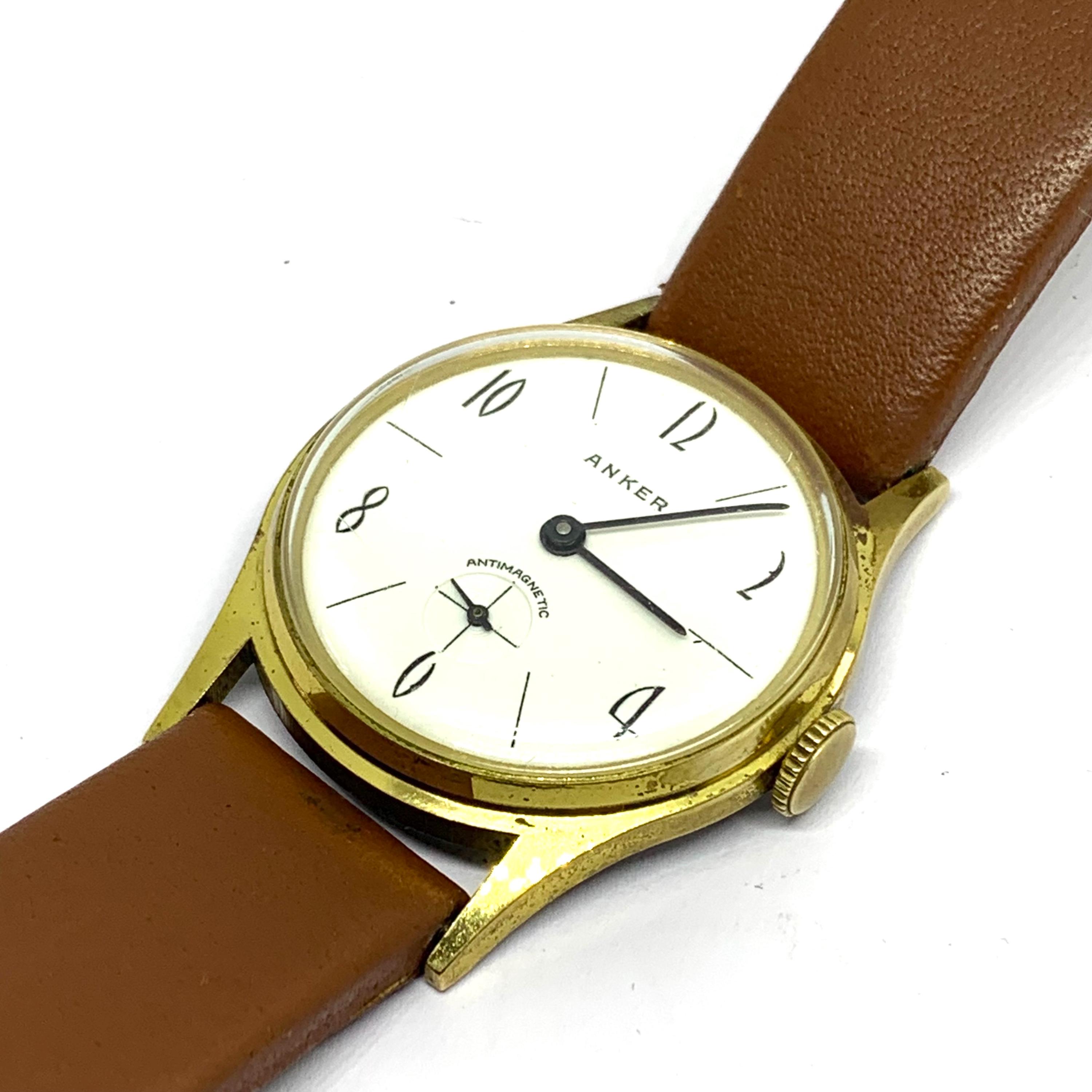 Vintage Anker Antimagnetic Watch: Mechanical Wristwatch From 1960s