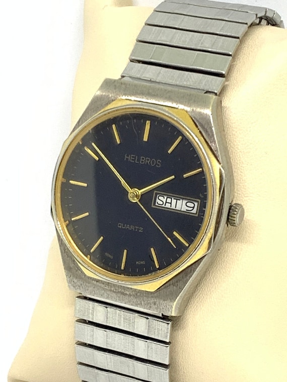 Vintage watch, Helbros Quartz mens watch, fashion… - image 2