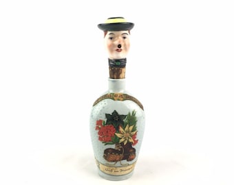 Garrafa de licor alemão vintage: Eberhardt München, Head Pourer