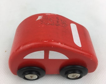 ヴィンテージドイツ製木製おもちゃの車：コレクター向け子供用おもちゃ
