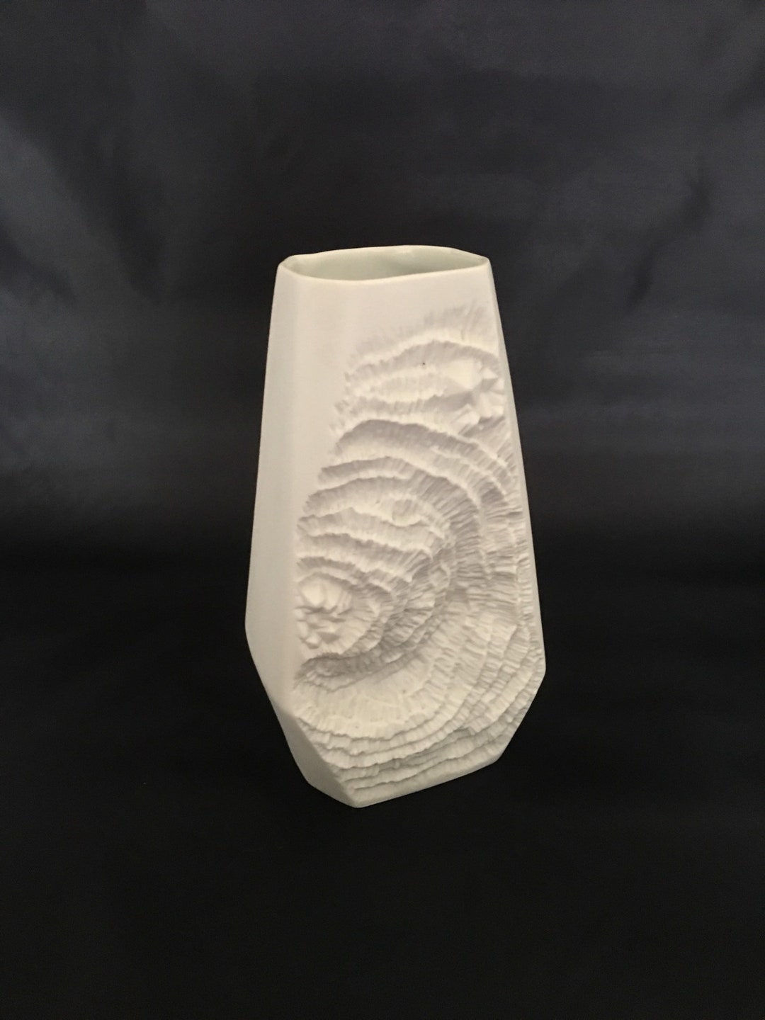 Rock Vase Kaiser Vase Fossil Vase 1970s Vase Ammonite Etsy