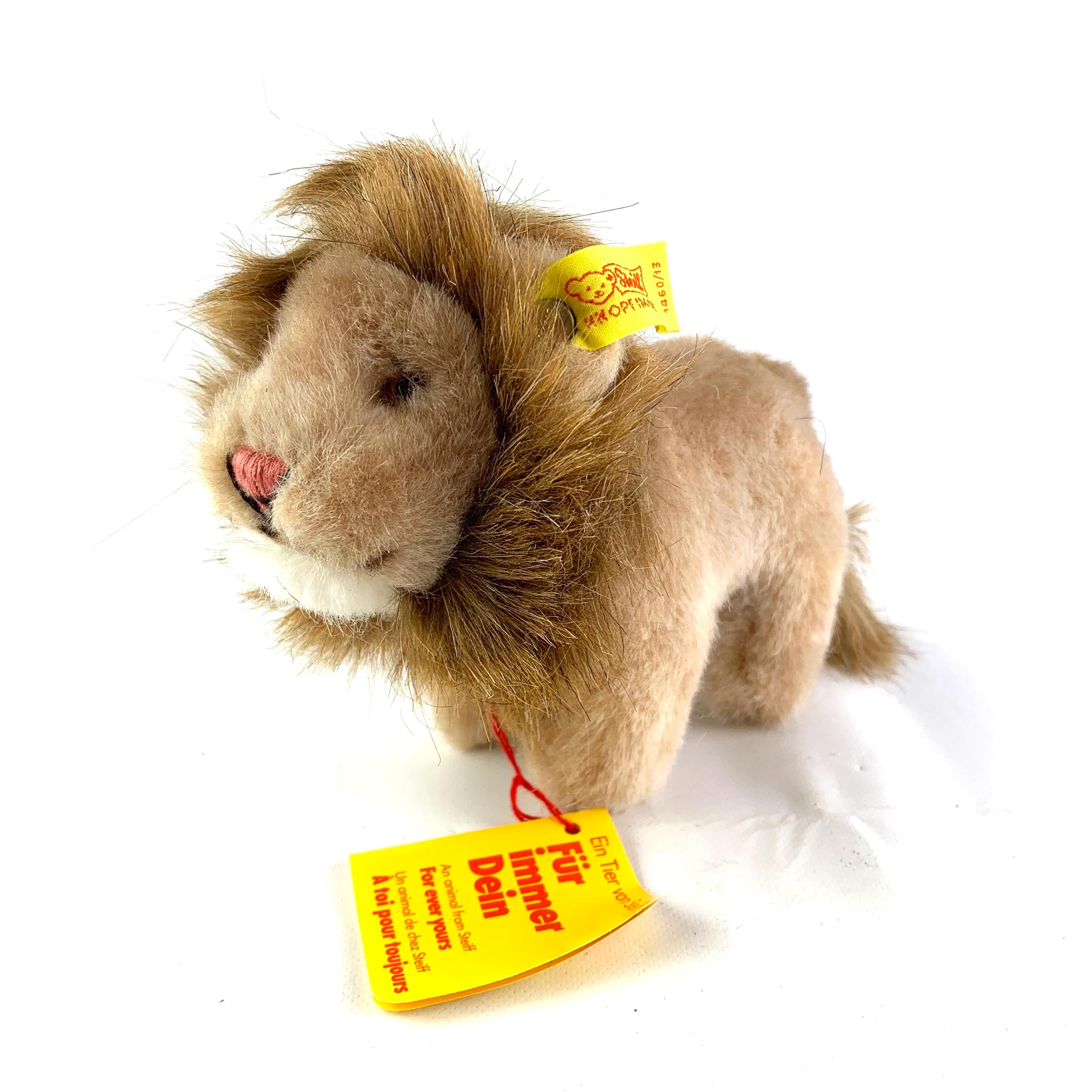 Vintage Steiff Lion Leo - Etsy