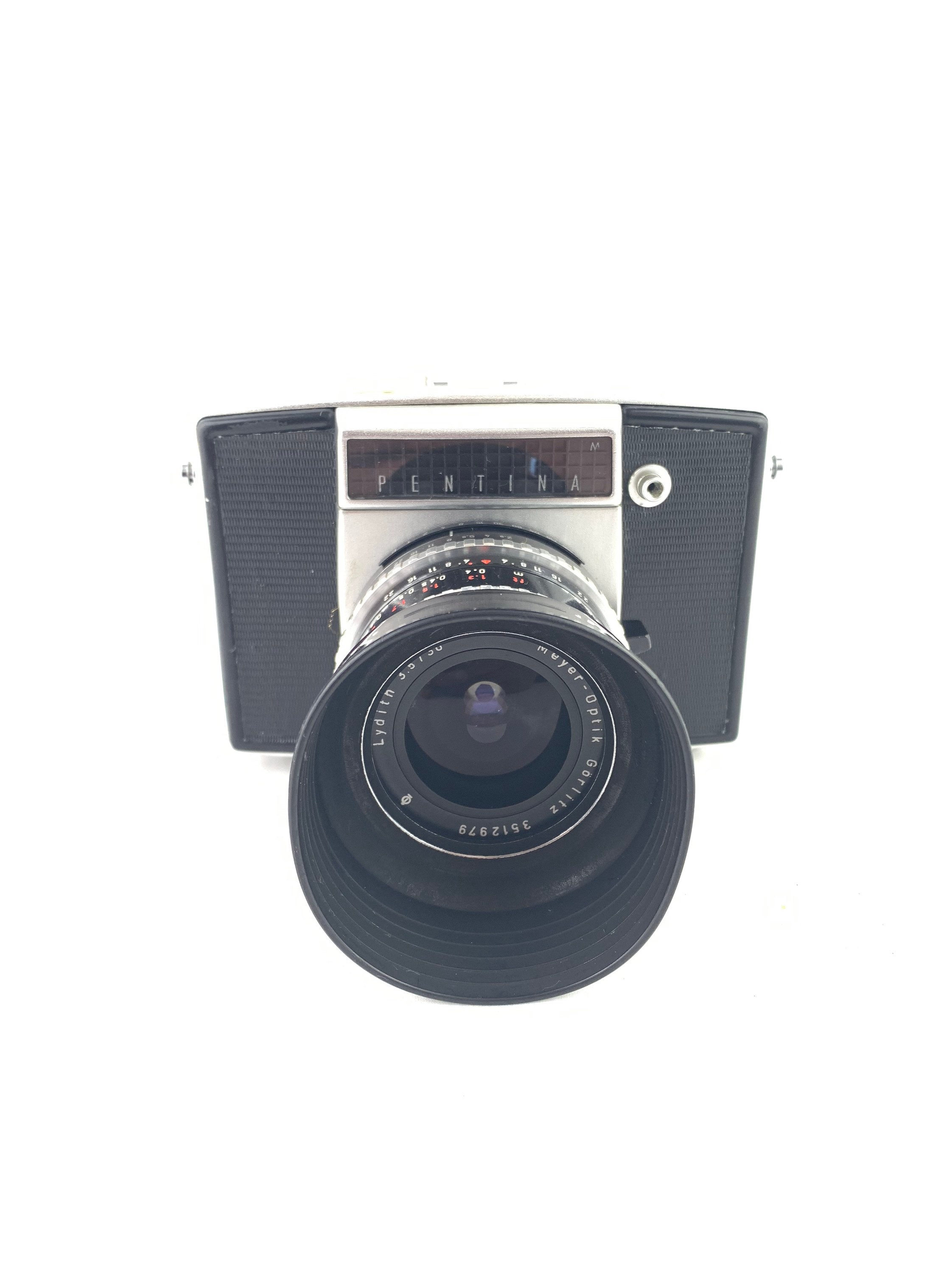 フィルムカメラ PENTINA M / MEYER LYDITH 3.5/30 PENTACON Rare Pentina M 35mm SLR Camera: German Collectible, 1960s Pentacon