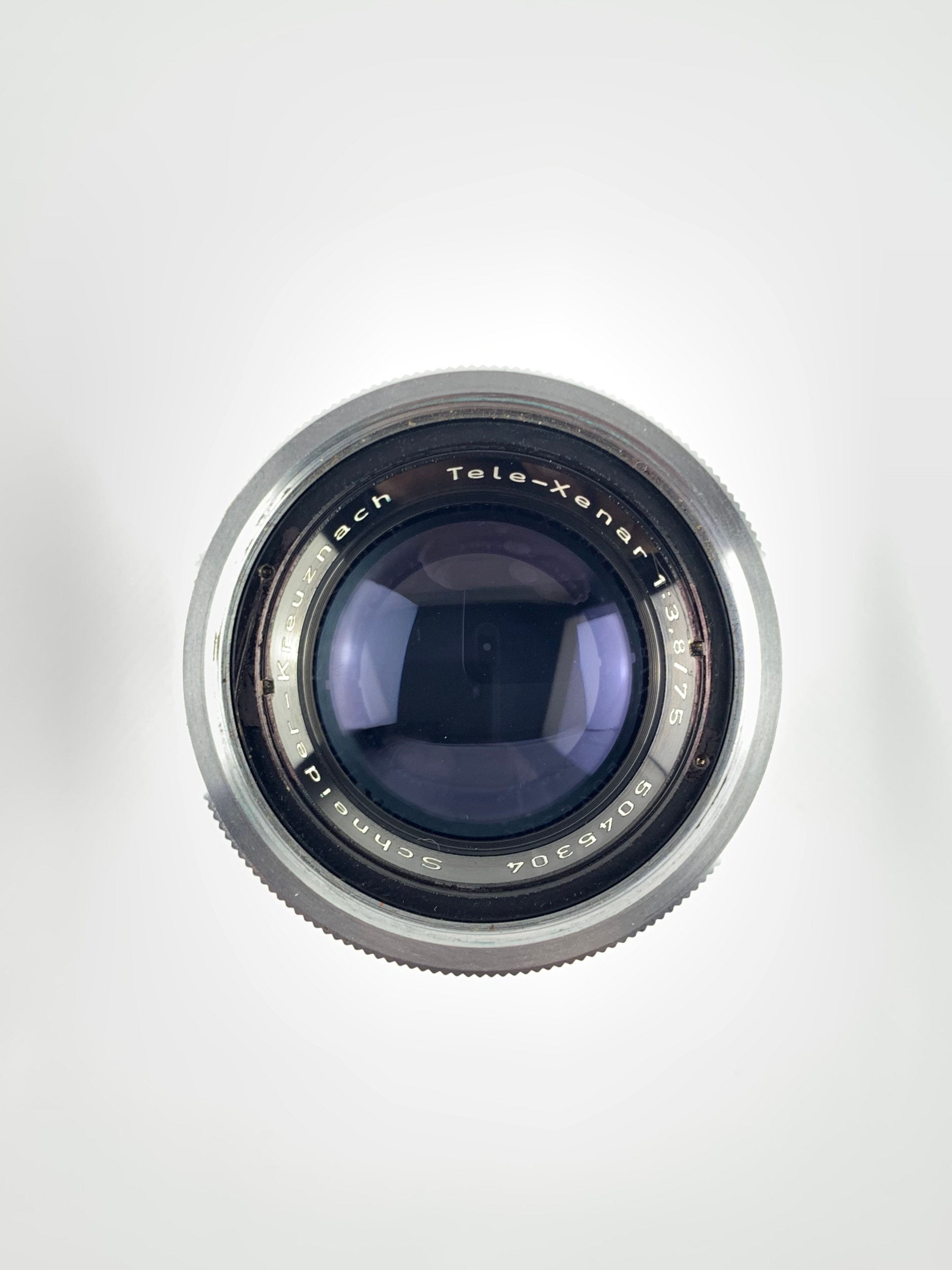 Schneider Kreuznach Tele Xenar 75 mm f/3.8 レンズ（ビュー