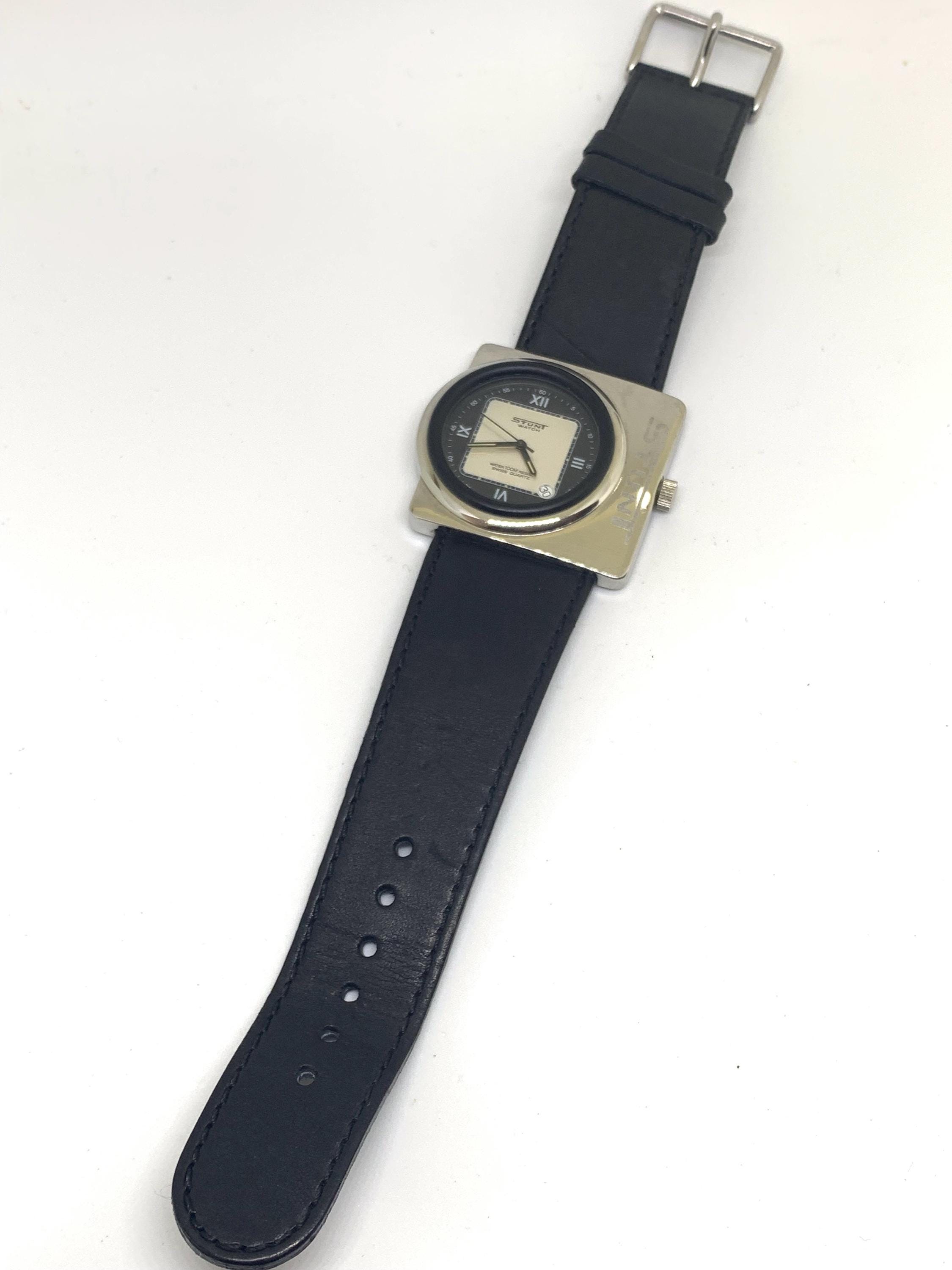 Vintage Watch by Stunt, Swiss Watch, Sicura Watch, 80's