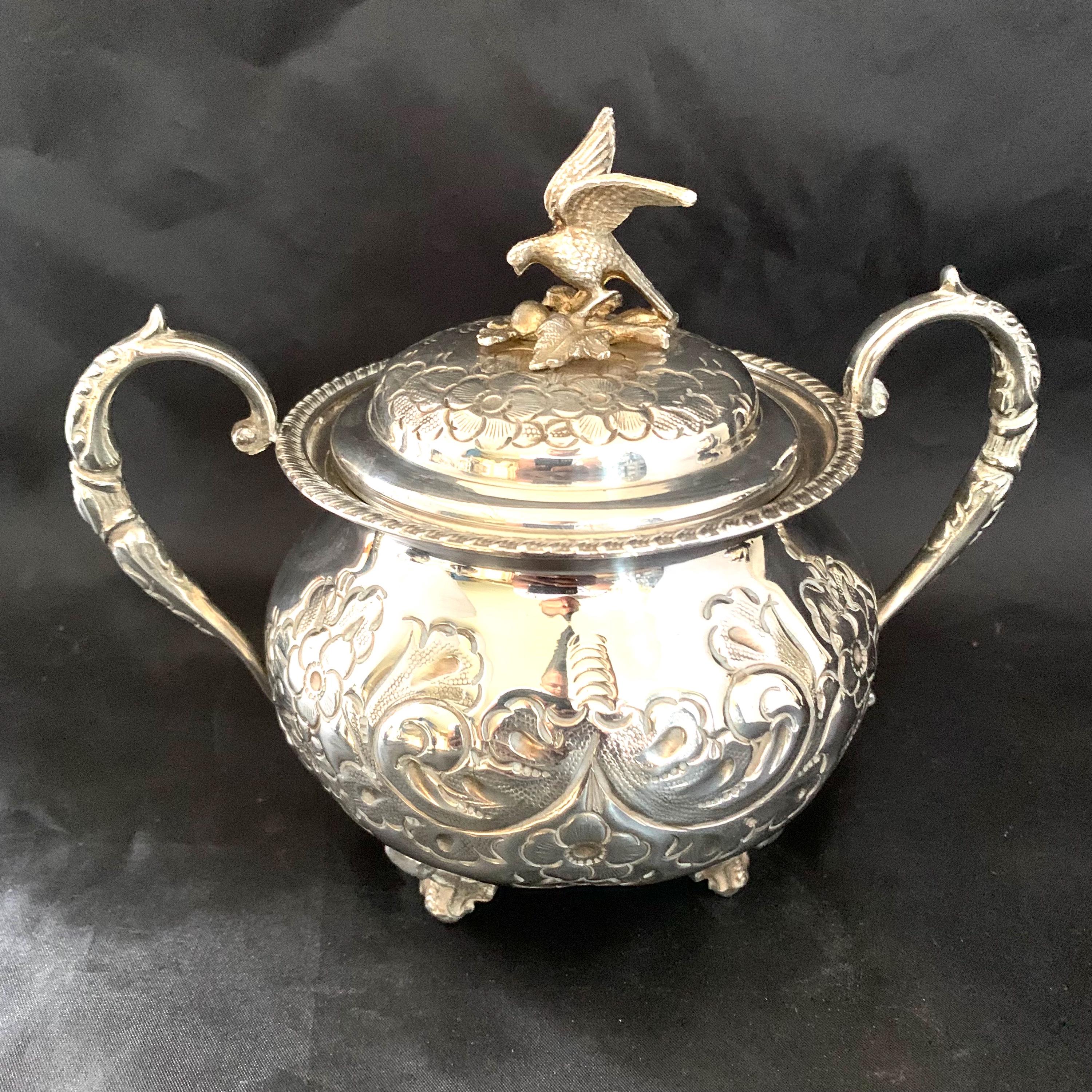 Victorian Silver Plated Tea Set: John Turton Sheffield, Hand