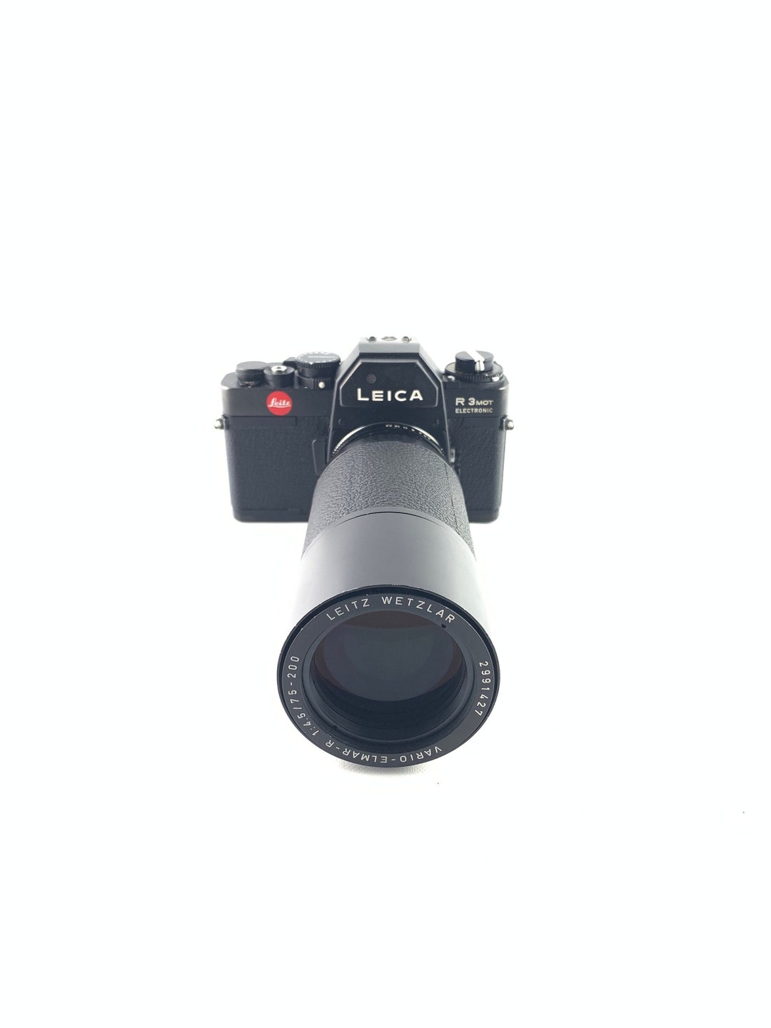 Leica R3 MOT Electronic SLR Camera With Leitz Vario Elmar-r 75