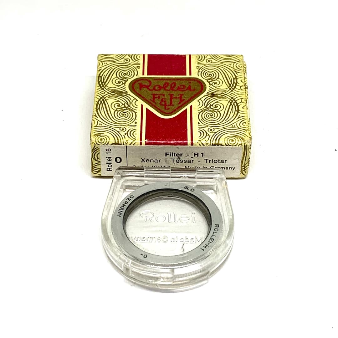 Vintage Rollei H1 R0 UV Filter, Rollei 16 Camera, Made in Germany