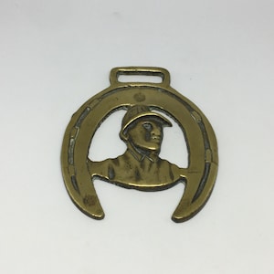 Vintage Fred Archer Horse Brass: Jockey Collectible