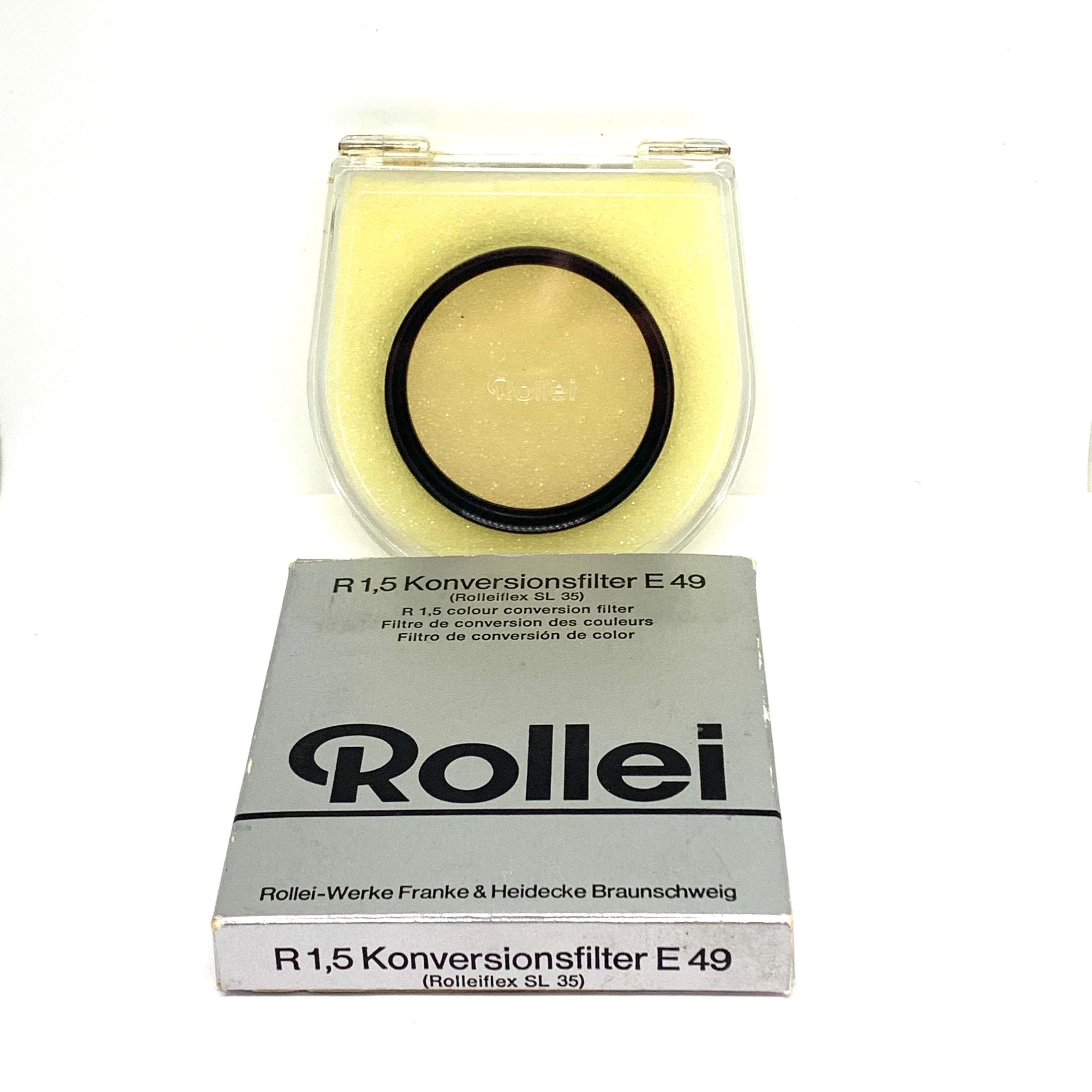 ヴィンテージ ローライ R 1.5 コンバージョンフィルター、E 49、ドイツ
