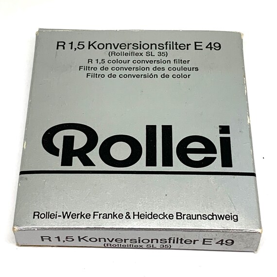 ヴィンテージ ローライ R 1.5 コンバージョンフィルター、E 49、ドイツ