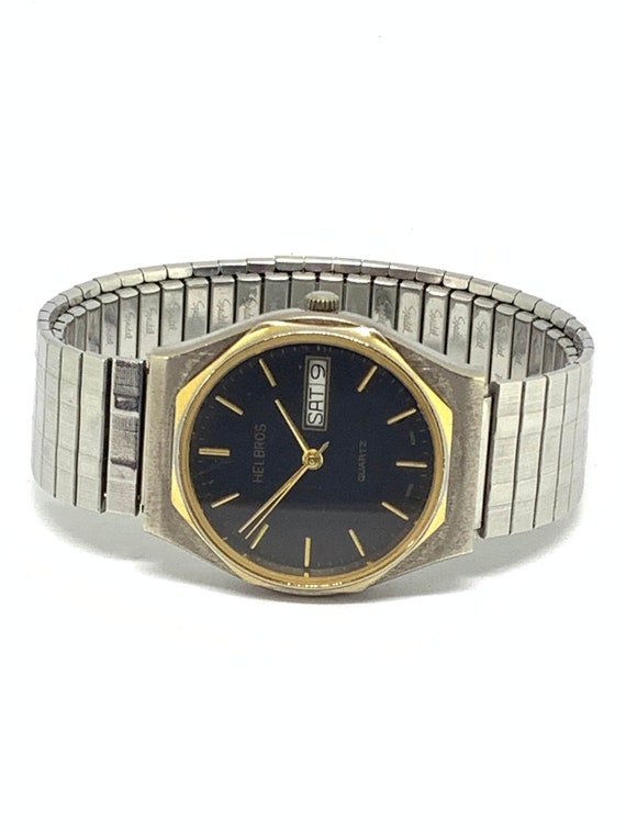 Vintage watch, Helbros Quartz mens watch, fashion… - image 1