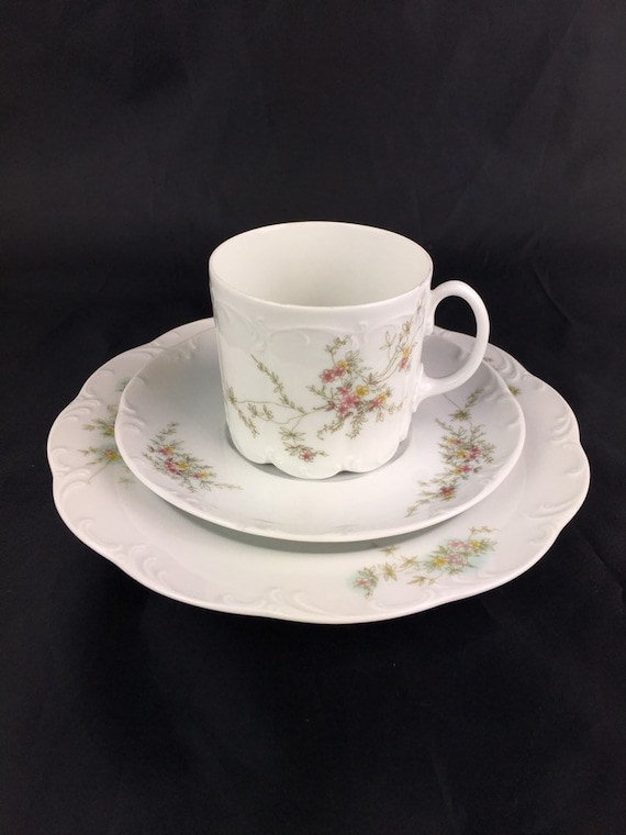 Rosenthal Classic Rose Green Monbijou Trio Catherine Fine - Etsy