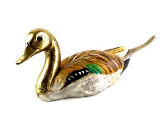 Rare Elli Malevolti Duck Figurines – Signed Italian Resin Birds