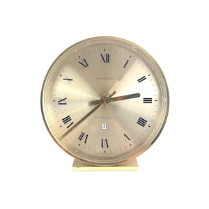 Mid century clock, Kienzle Chronoquartz, 70&#39;s clock, Quartz clock, vintage desk clock, German clock, Home & Living, home decor, Clocks