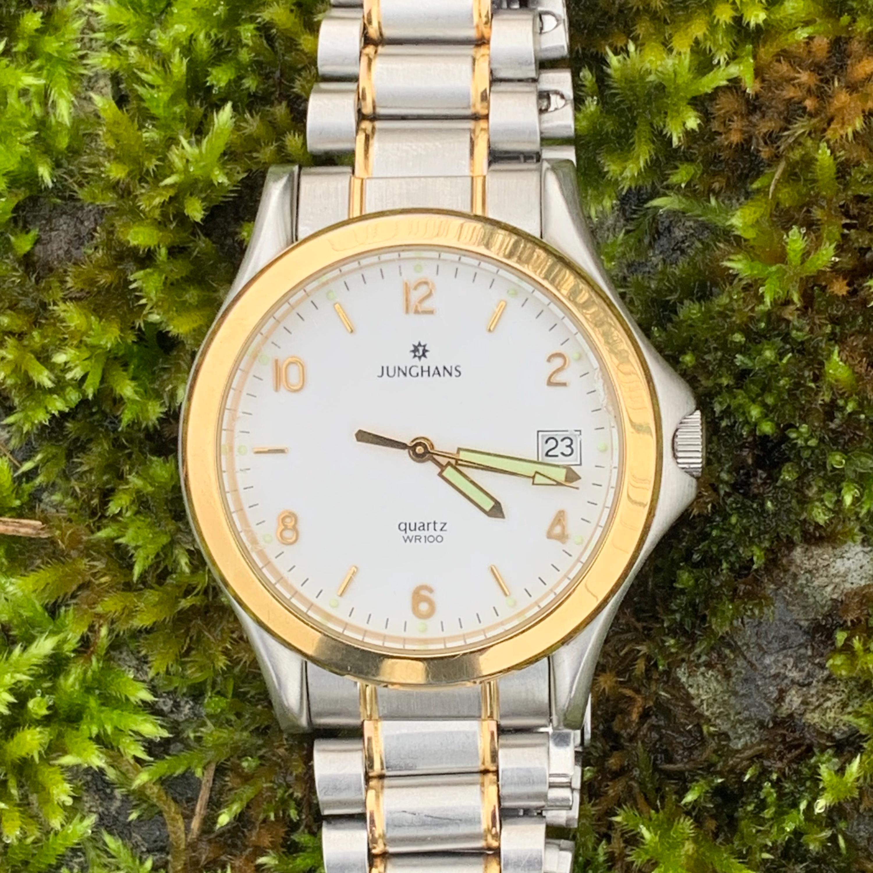 Vintage Junghans Quartz Wr 100 Watch: German Gents Watch - Etsy