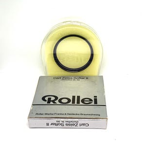Vintage Carl Zeiss Softar 2 Filter: Rollei E49, Made in Germany