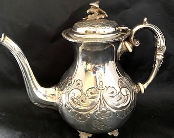 Victorian Silver Plated Tea Set: John Turton Sheffield, Hand