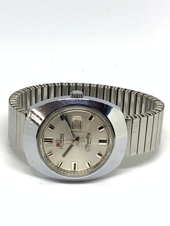 Montre Mortima Mayerling Publicitaire ELF ANTARGAZ - Vintage Années 70 - Fonctionne Bien