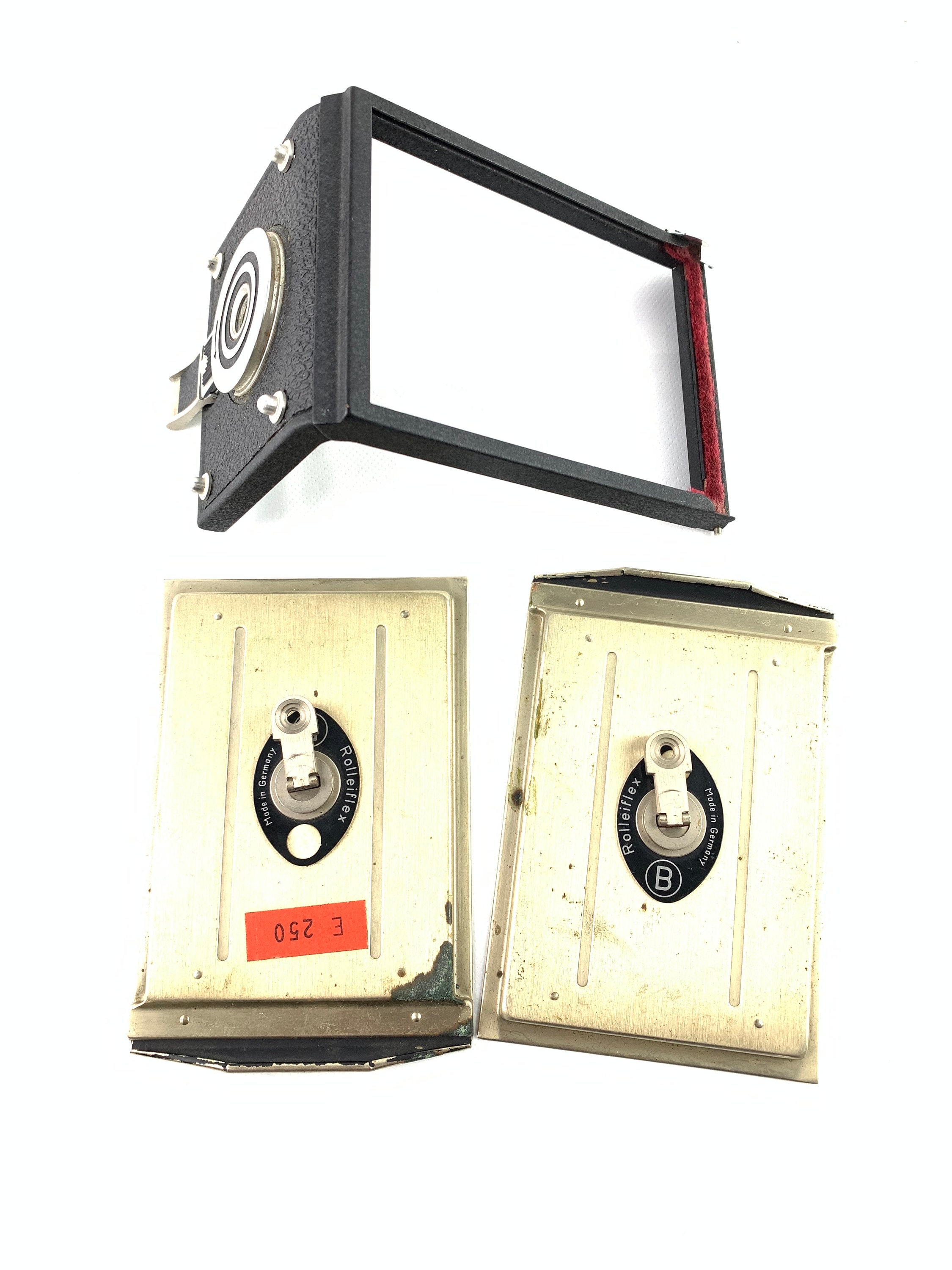 その他 Rollei-Plattenadapter Vintage Rollei Cut Film Plate Adapter Back: Rolleiflex Camera