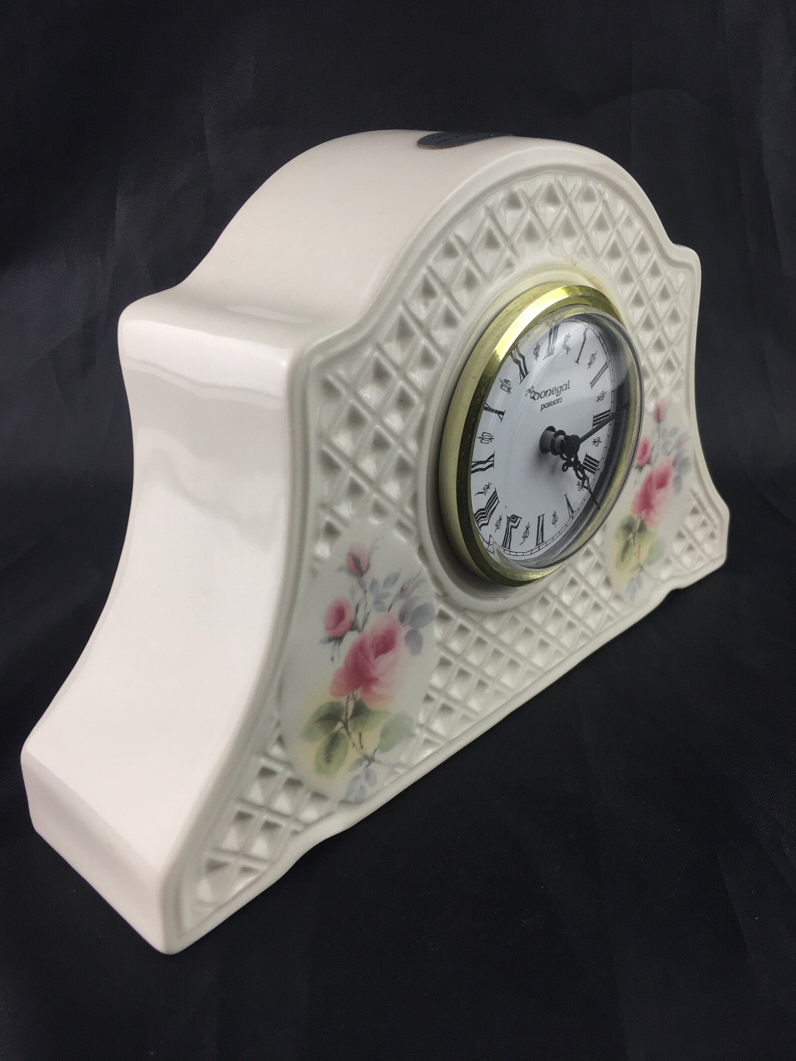 Irish clock Donegal parian Donegal china Vintage Desk Etsy
