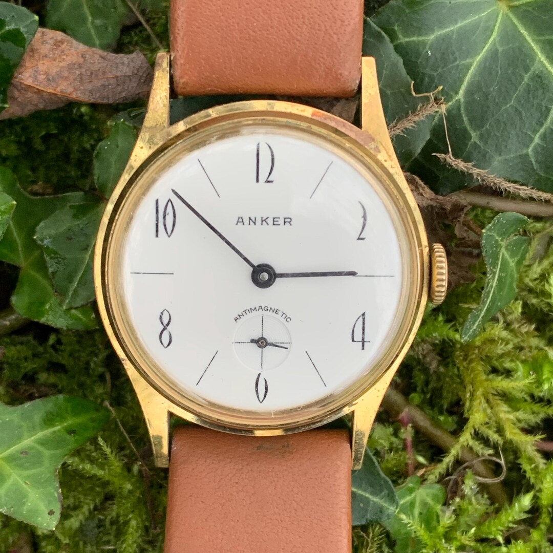 Vintage Anker Antimagnetic Watch: Mechanical Wristwatch From 1960s