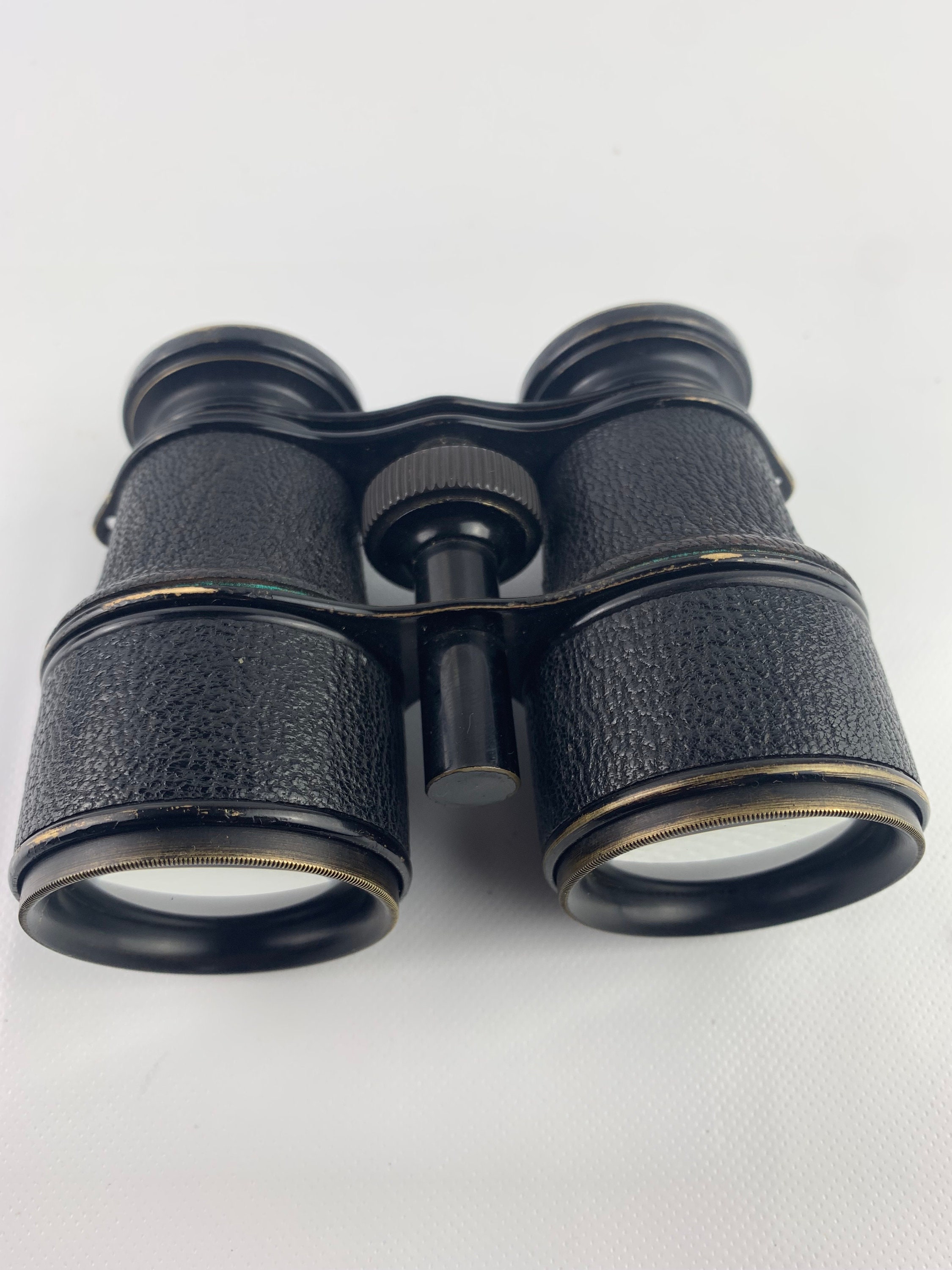 アンティークドイツ製真鍮製双眼鏡（革ケース付き） - Etsy 日本