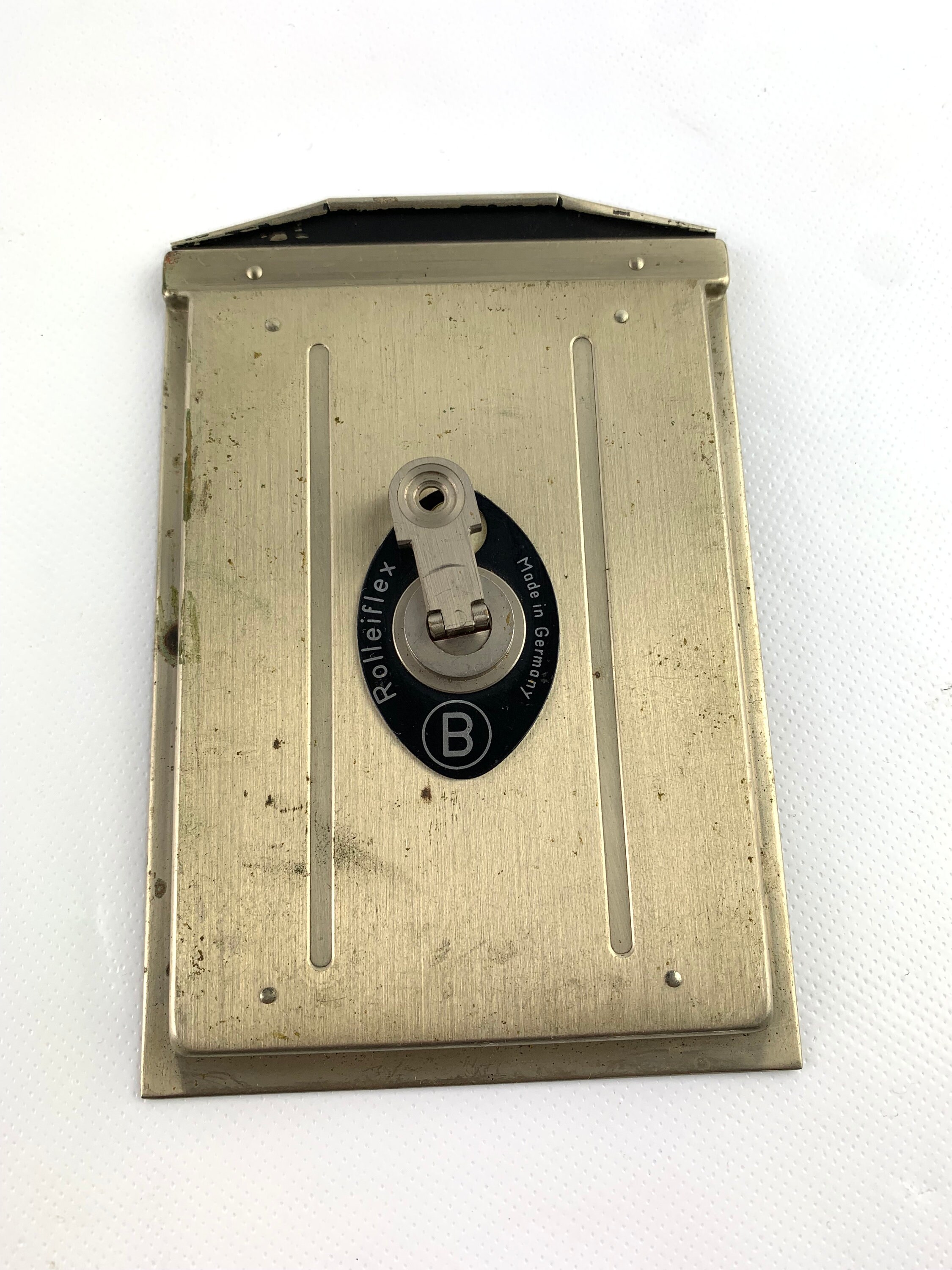 Vintage Rollei Cut Film Plate Adapter Back: Rolleiflex Camera