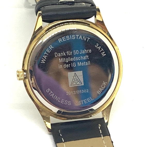 Vintage Lacher Quartz Uhr: Deutsches Union Geschenk