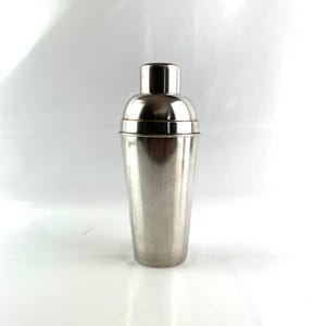 Art Deco Silver Plated Cocktail Shaker: Vintage German Barware