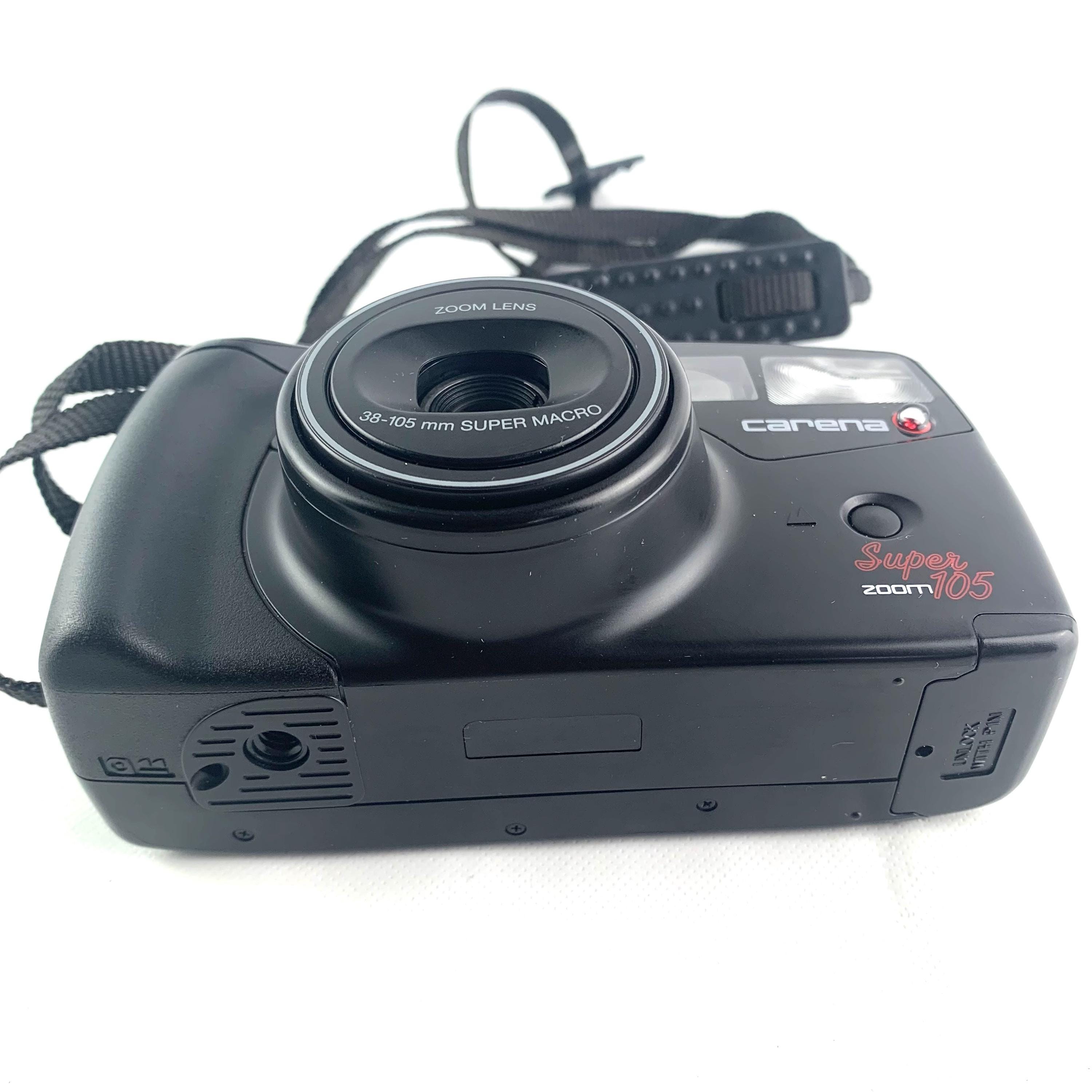 Vintage Carena Superzoom 105 Film Camera: 35mm Point & Shoot