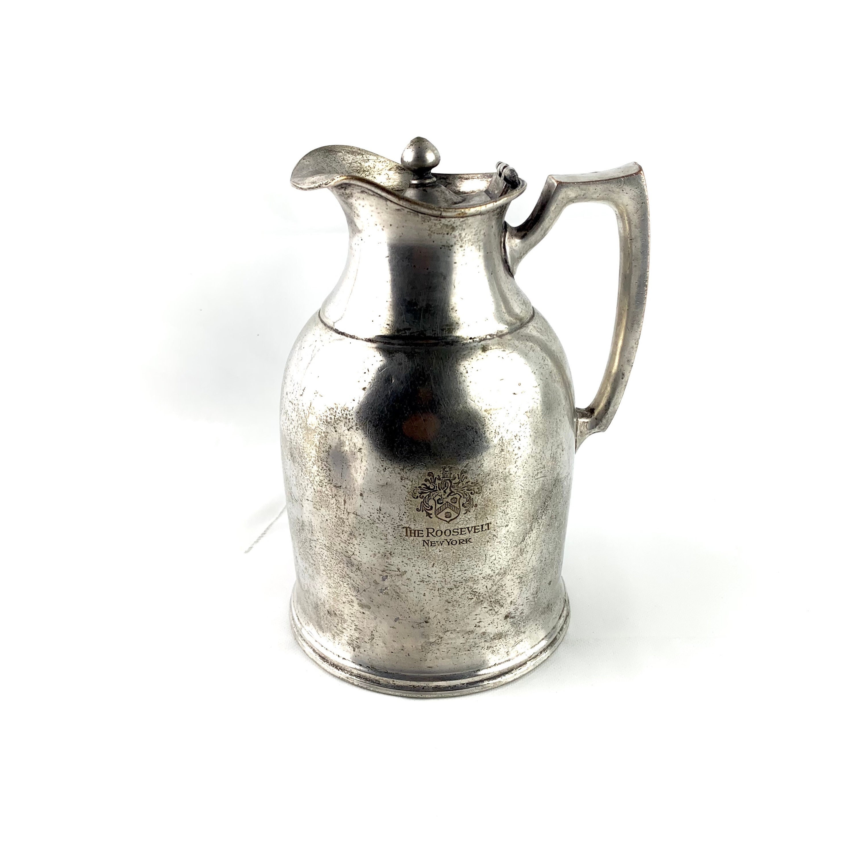 Vintage Stanley Silver Plated Pitcher: the Roosevelt Hotel NY
