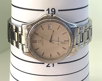 ZENITH ESPADA クォーツ 7石 コンビカラー レディース Vintage Zenith Espada Quartz Watch - Swiss Made Gents Watch - Etsy