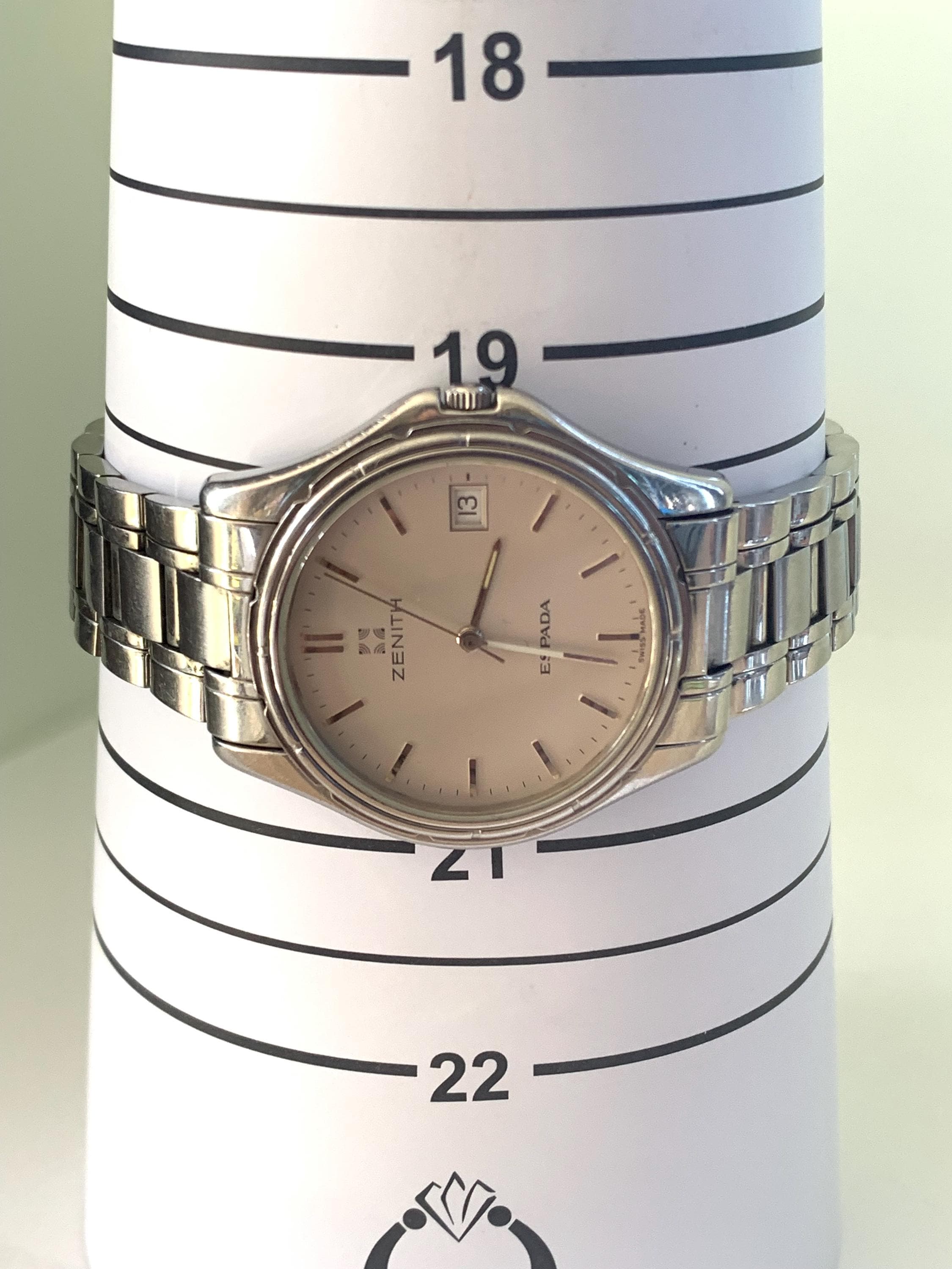 Vintage Zenith Espada Quartz Watch - Swiss Made Gents Watch - Etsy