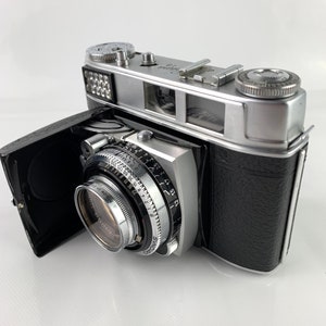Kodak Retina 1 B, appareil photo vintage, appareil photo argentique, appareil photo allemand, appareil photo 35 mm, appareil photo des années 50, appareil photo à viseur, appareil photo à collectionner, Photographie image 3