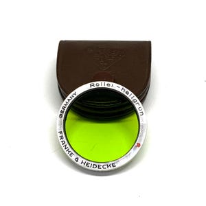 Vintage filter, Rollei filter, Hellgrun, Bay 1,  Made in Germany, Camera accessories, Visual arts, Photography,  Accessories, Filters