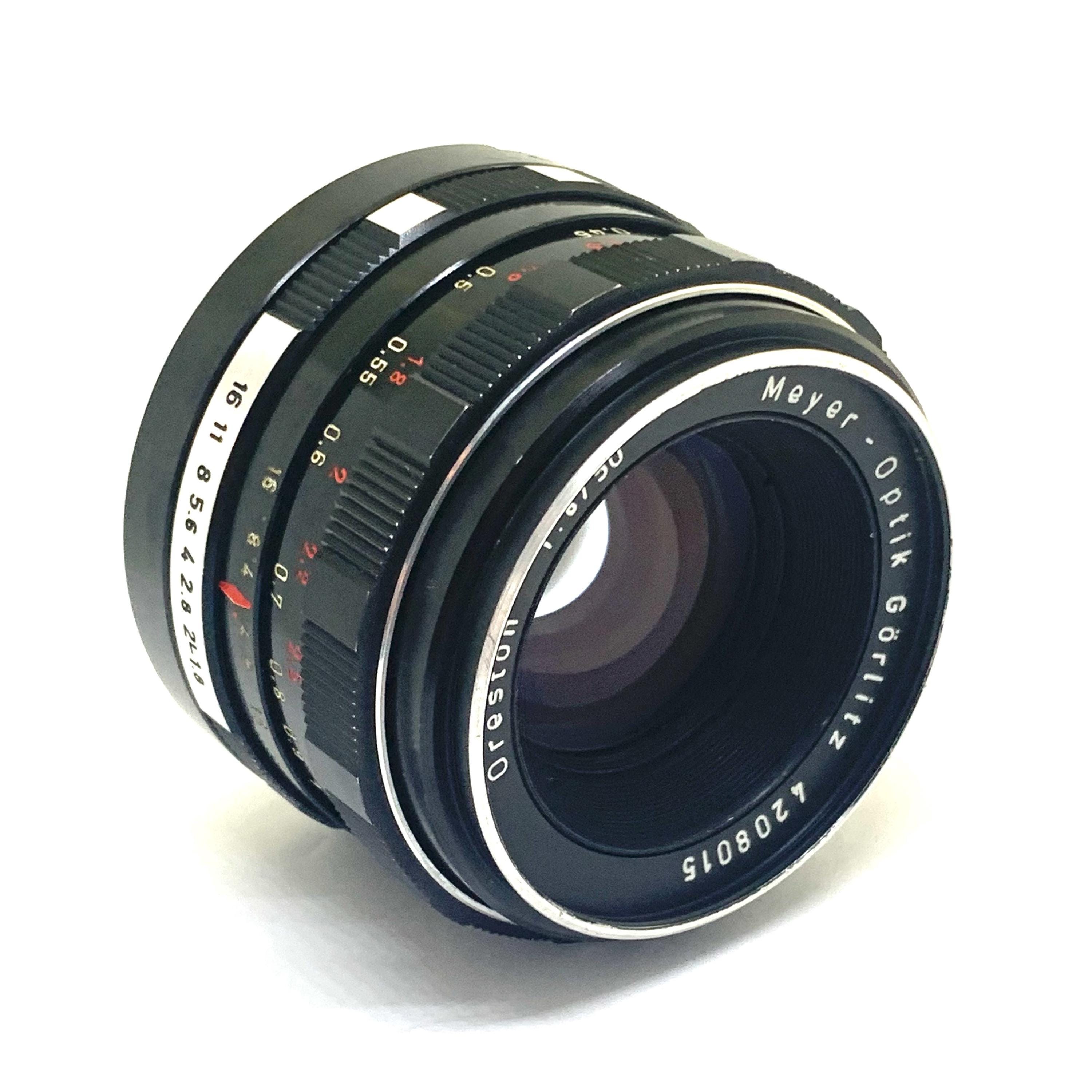 Vintage lens, Meyer Optik Gorlitz Oreston 1.8/50mm lens, SLR lens, German lens, Exakta mount, Photography, Camera accessories, Camera lens