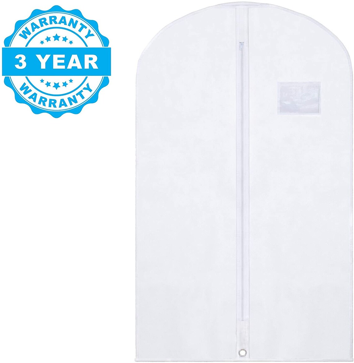 5 Pack White Garment Bags for Dance Cheer Uniforms Etsy