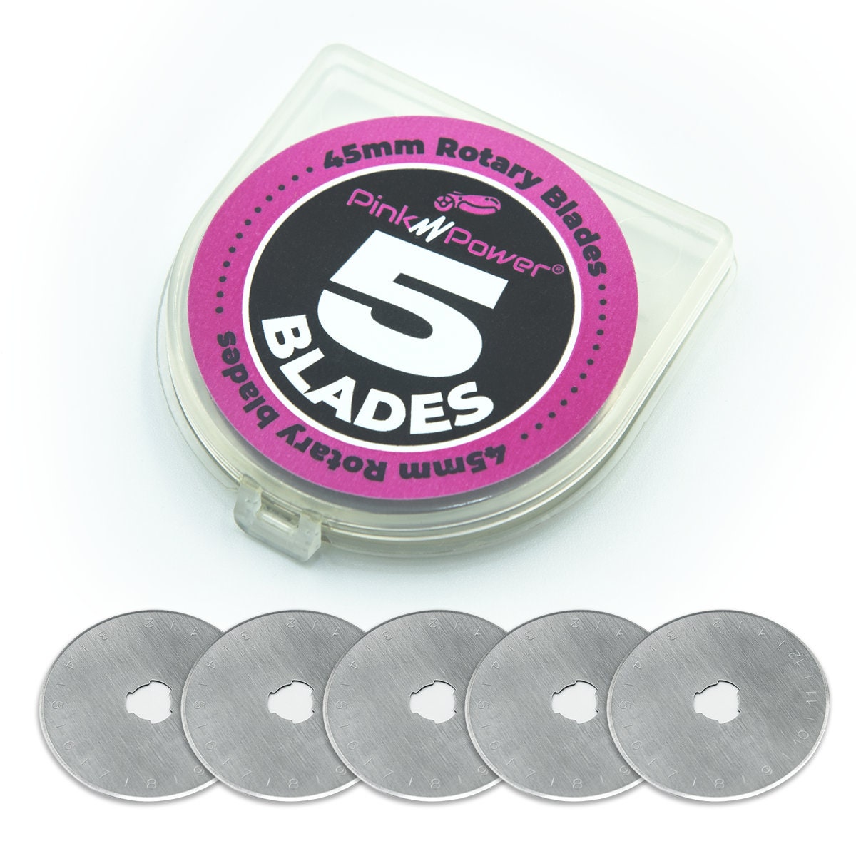 45mm Titanium Coated Rotary Cutter Blades - 10 Blades Pack - Revelation  Quilts