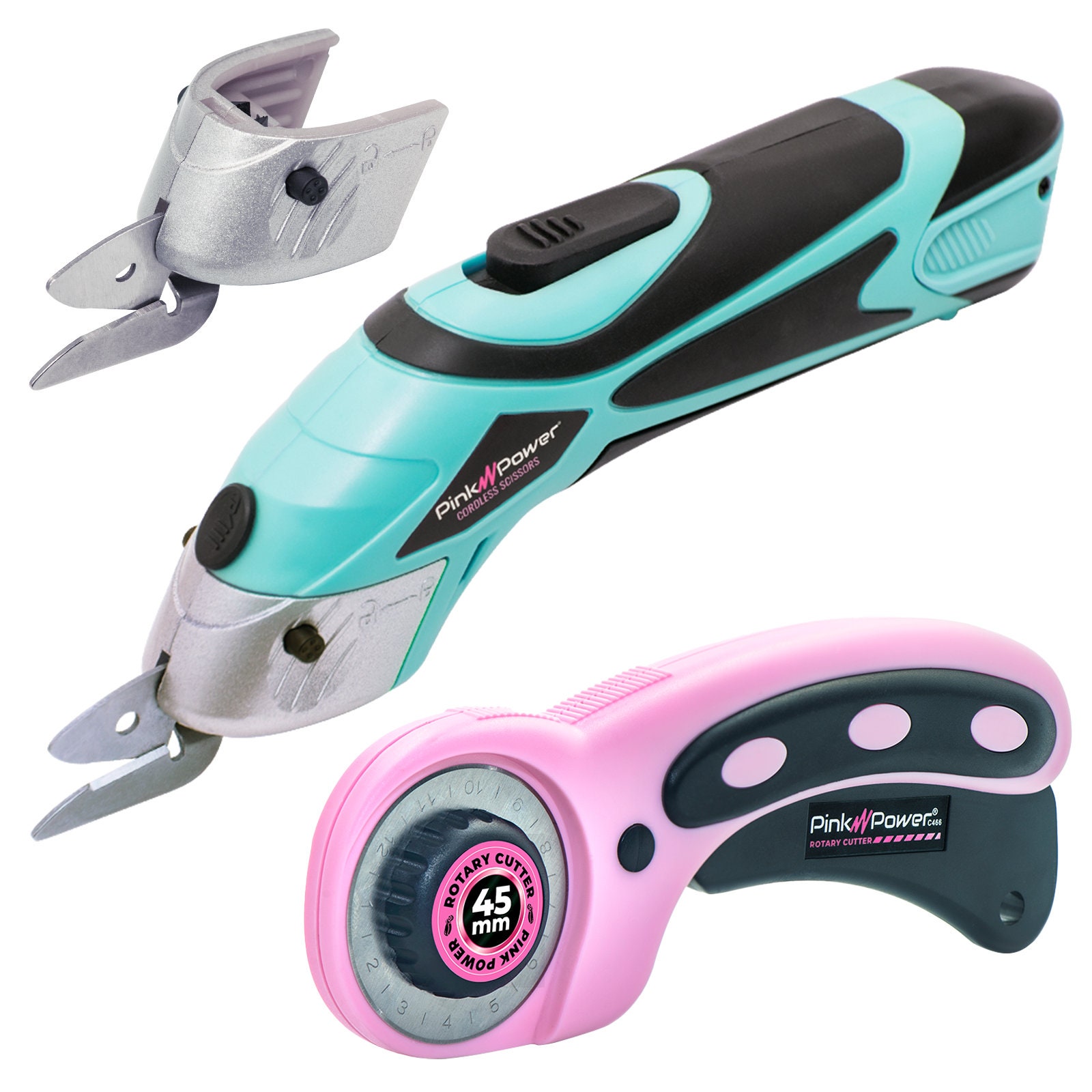 Cordless Electric Scissors for Cutting Fabric - Multifunctional Craft &  Cardboard Scissors With Stainless Steel Blades & Replacement 3.6V Lithium  Ion