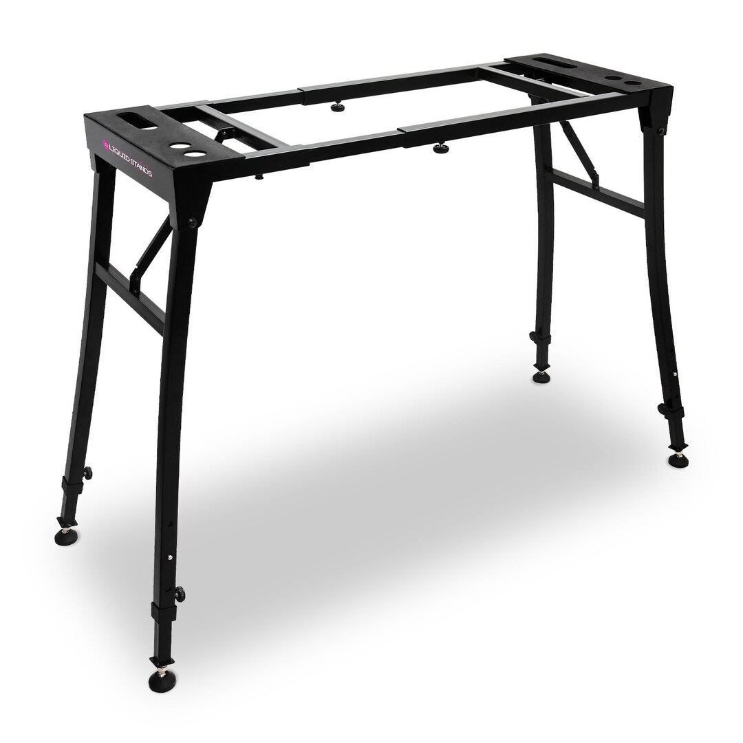 Liquid Stands Collapsible Piano Keyboard Stand Adjustable and Portable Heavy Duty Music Stand