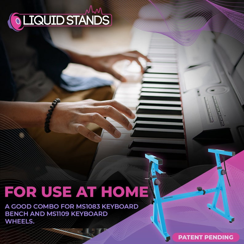 Liquid Stands Piano Keyboard Stand Z Style Adjustable and Etsy