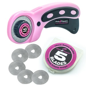 Pink Power Caja de herramientas rosa para mujer, caja organizadora de  costura, arte y manualidades, caja de herramientas de plástico pequeña y  grande