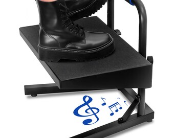 Liquid Stands Ergonomic Piano Foot Rest Under Desk for Kids - Height Adjustable elevated Foot Stool - Footrest
