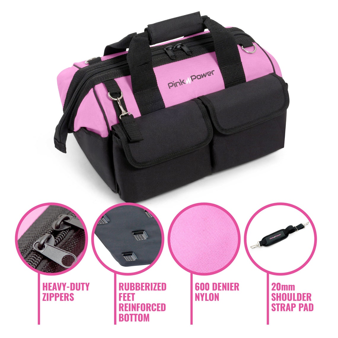 Pink Power Pink Tool Bag for Women 16 Tool Tote Bag W/ Etsy