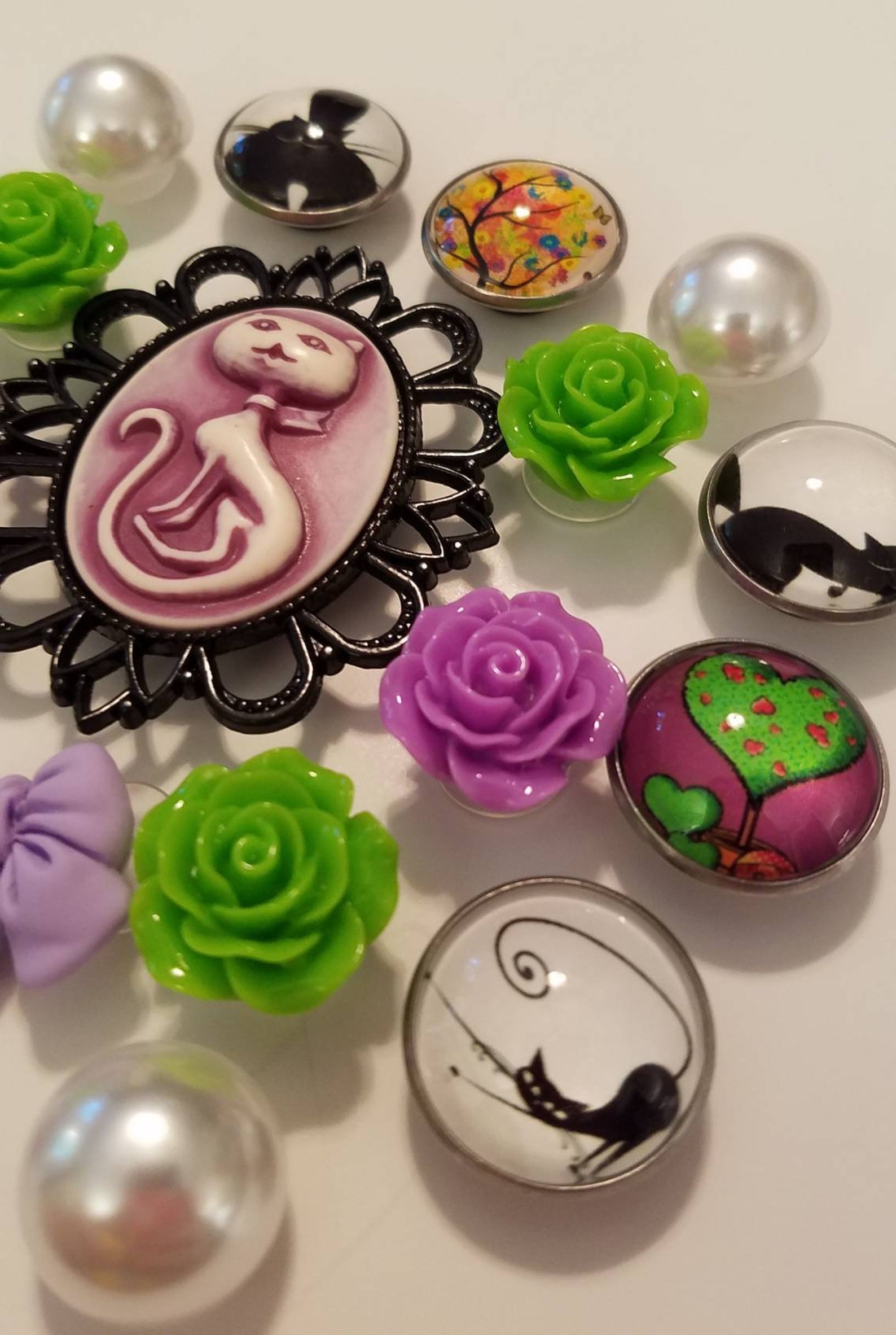 cat croc charms
