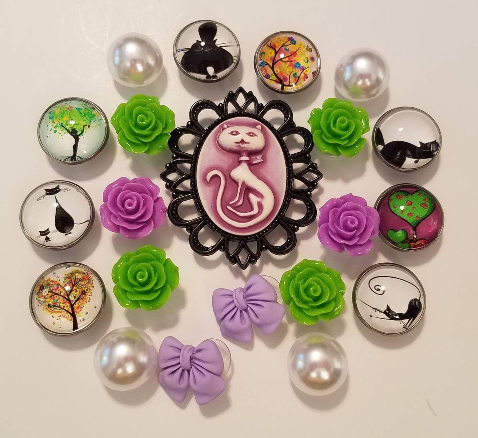 cat croc charms