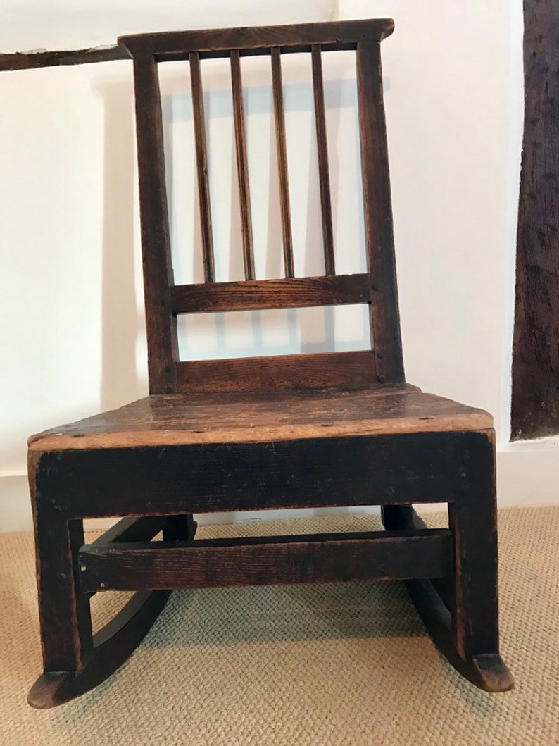 wooden nursing chair