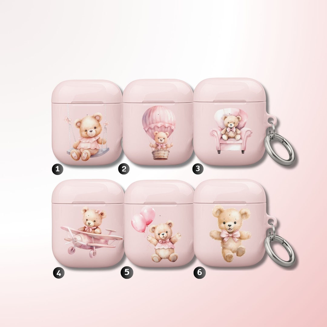 AirPod Case 2nd Generation Airpods Pro Cover Teddy Bear AirPod Case Cover for Airpods Pro 1 & 2