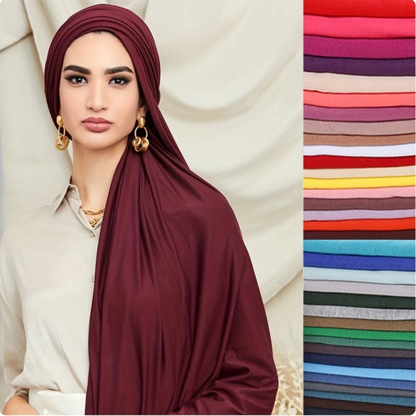 Jersey Hijab, Jilbab Scarf, Cotton Hijab, Instant Jersey Hijab , Eid Gift , Muslim Clouth, Palestine Turkish Hijab, Ramadan Gift